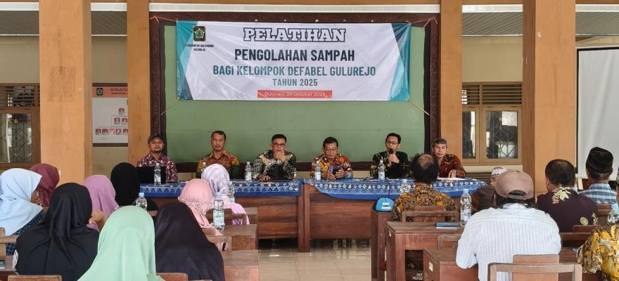 Pelatihan Pengolahan Sampah Bagi Kelompok Defabel Gulurejo
